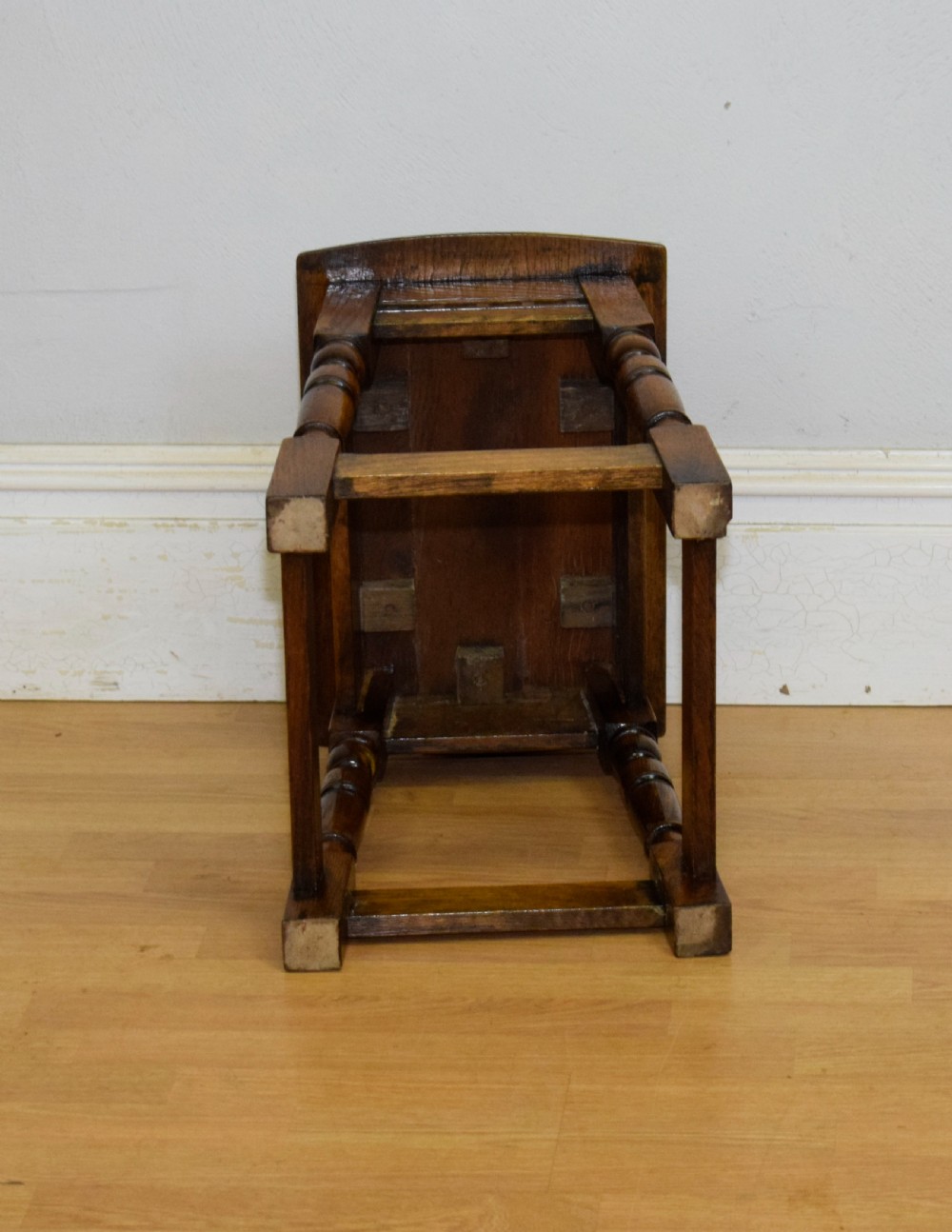 Early 20th Century Oak Joint Stool View XIII
