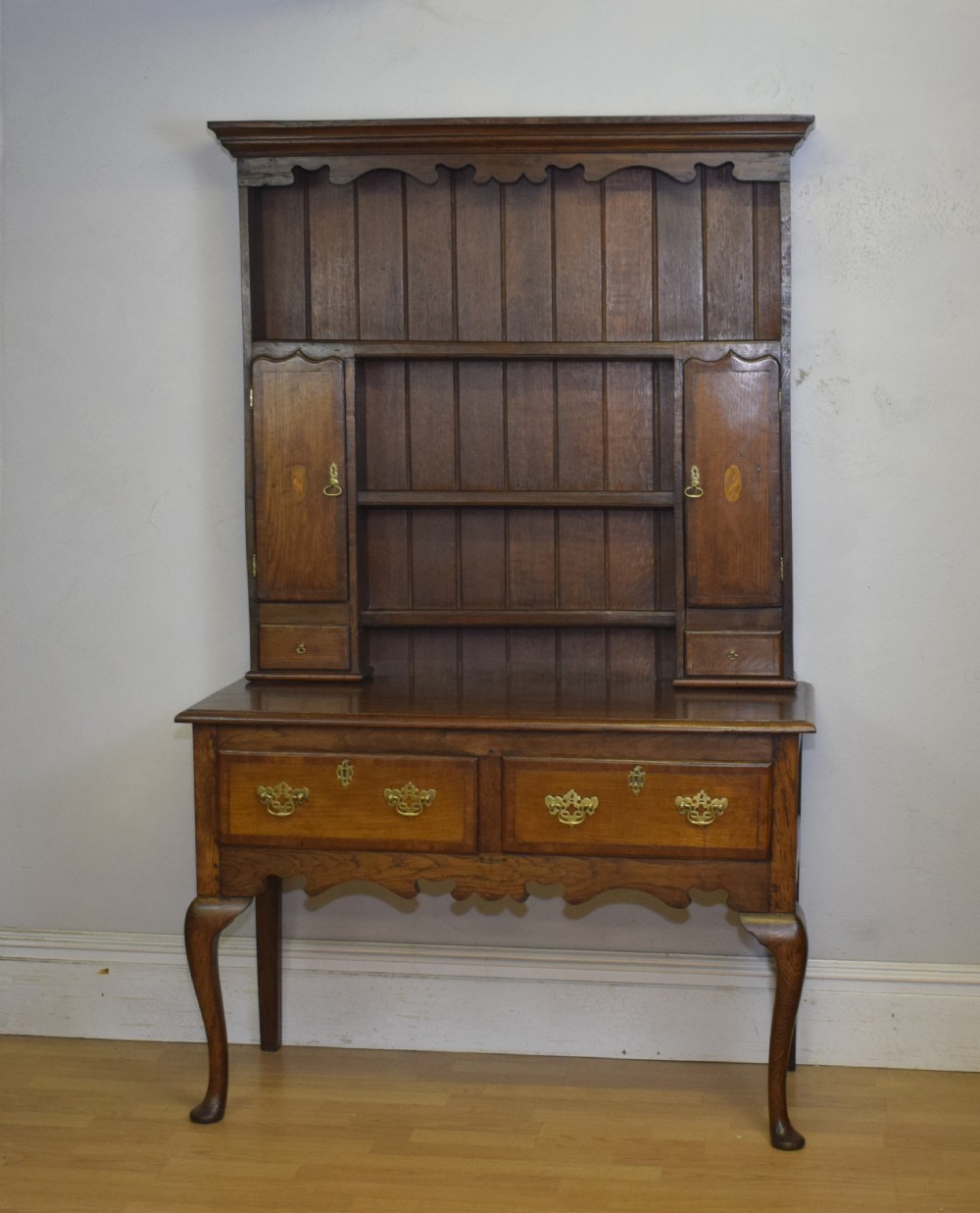 Antique Welsh Dresser & Rack Georgian Period in Oak (Circa 1790) View XXIX