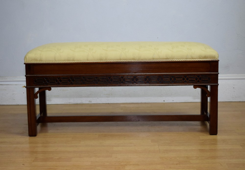 Antique Mahogany Duet Piano Stool View III