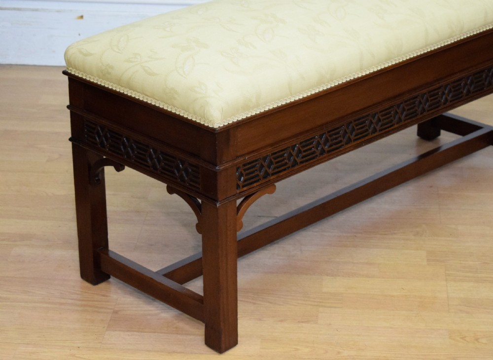 Antique Mahogany Duet Piano Stool View VIII