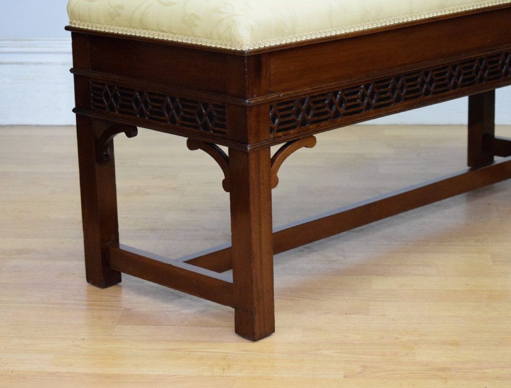 Antique Mahogany Duet Piano Stool View XI