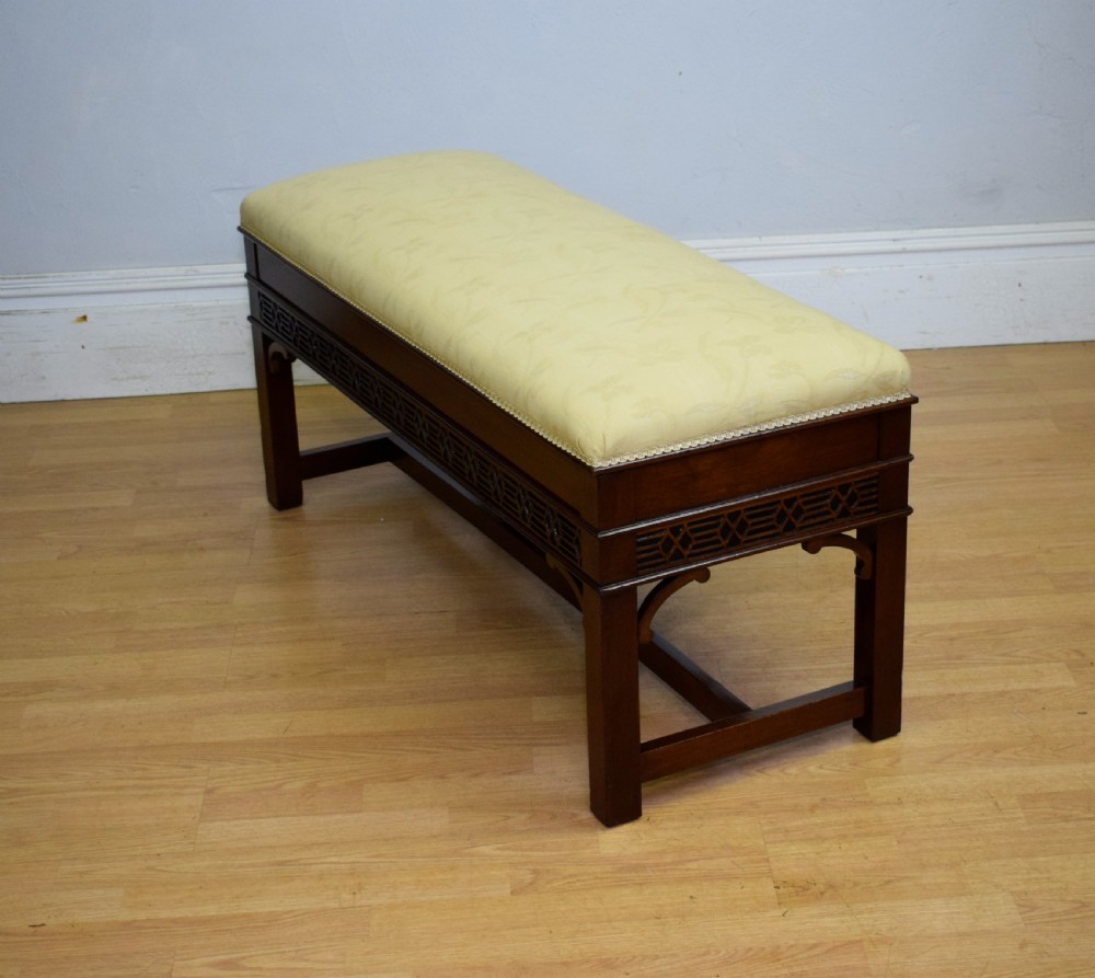 Antique Mahogany Duet Piano Stool View XIII