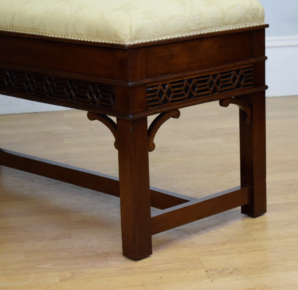 Antique Mahogany Duet Piano Stool View XVIII
