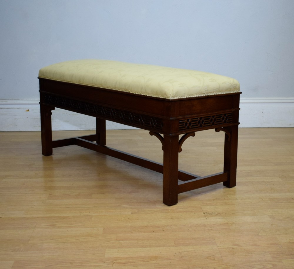 Antique Mahogany Duet Piano Stool View XIX