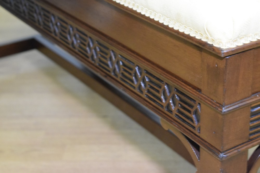 Antique Mahogany Duet Piano Stool View XXI