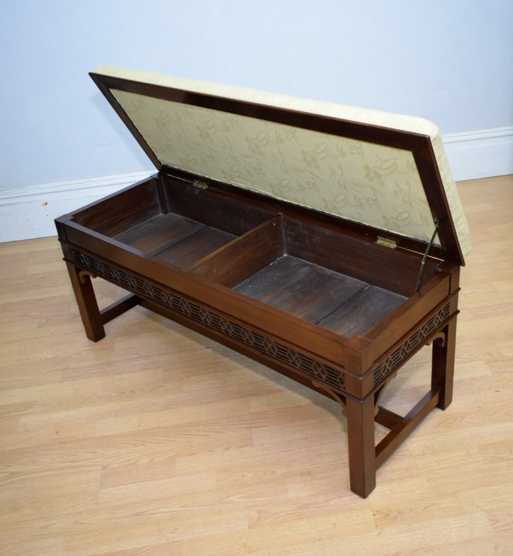 Antique Mahogany Duet Piano Stool View XXIV