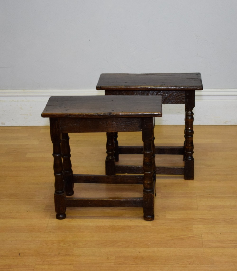 Georgian Period Oak Joint Stools View V