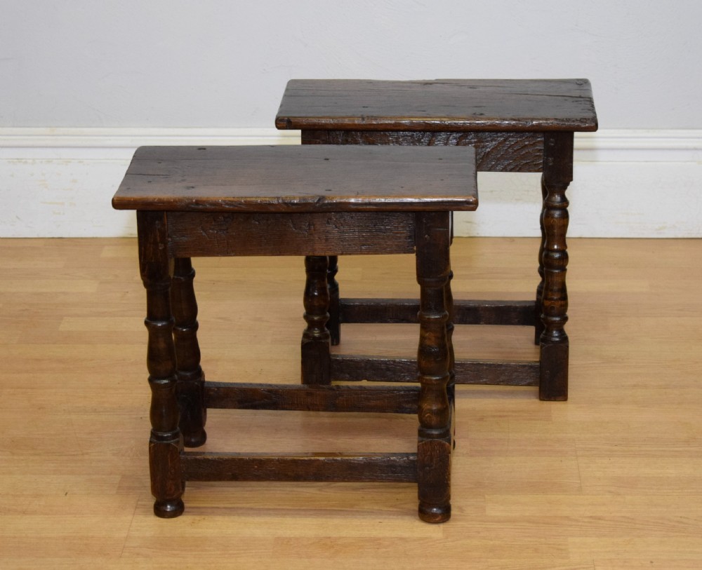 Georgian Period Oak Joint Stools View VI