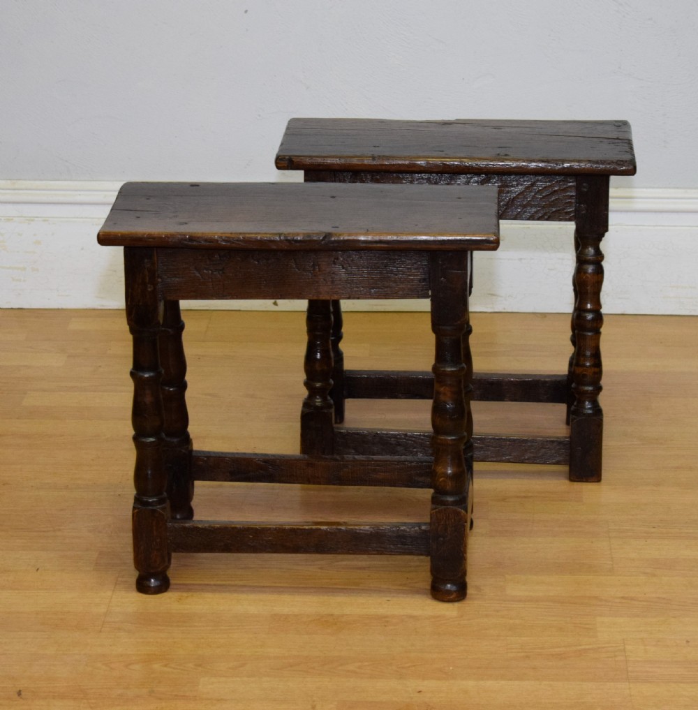 Georgian Period Oak Joint Stools View VII