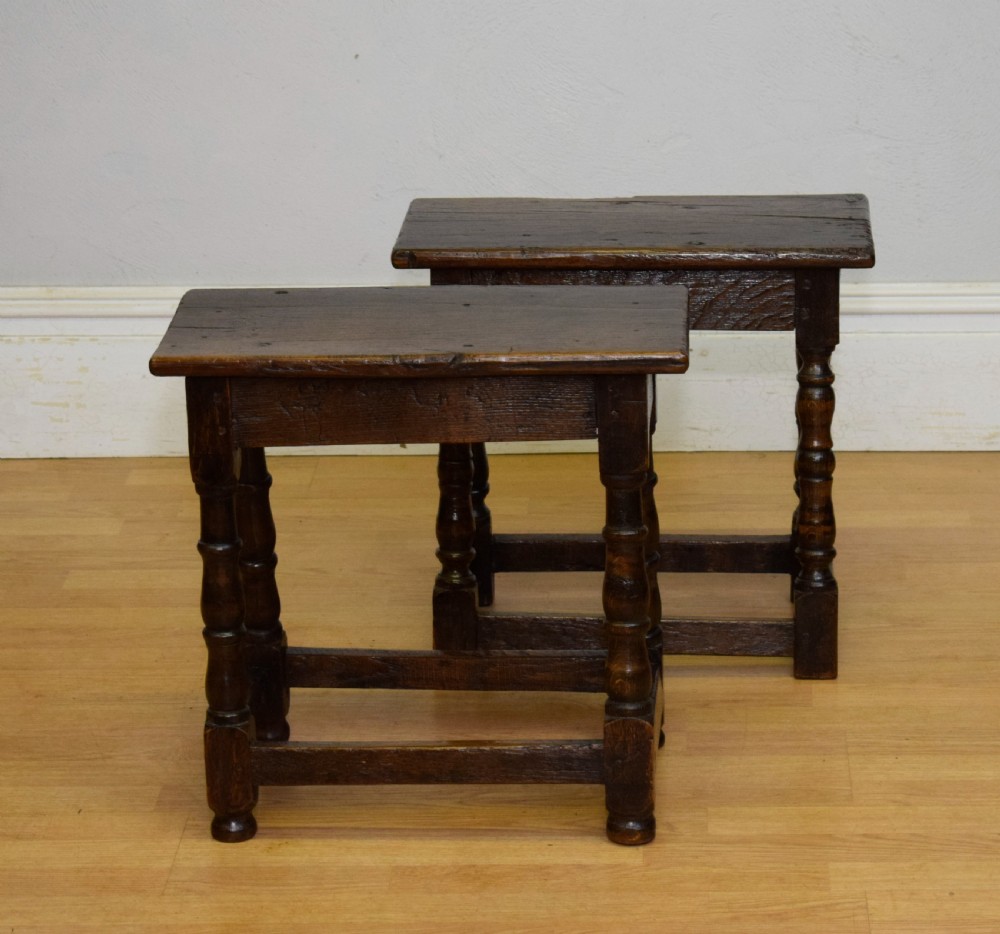 Georgian Period Oak Joint Stools View VIII