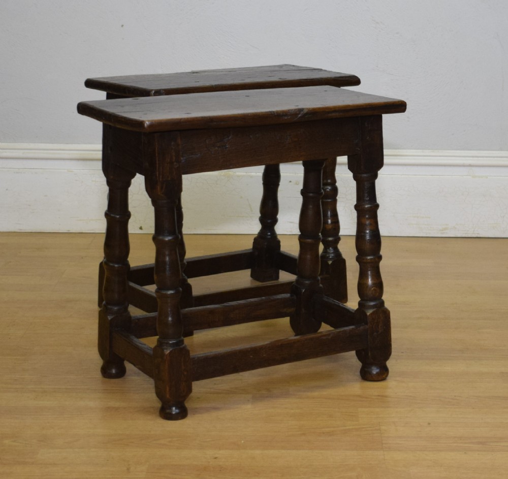 Georgian Period Oak Joint Stools View XI
