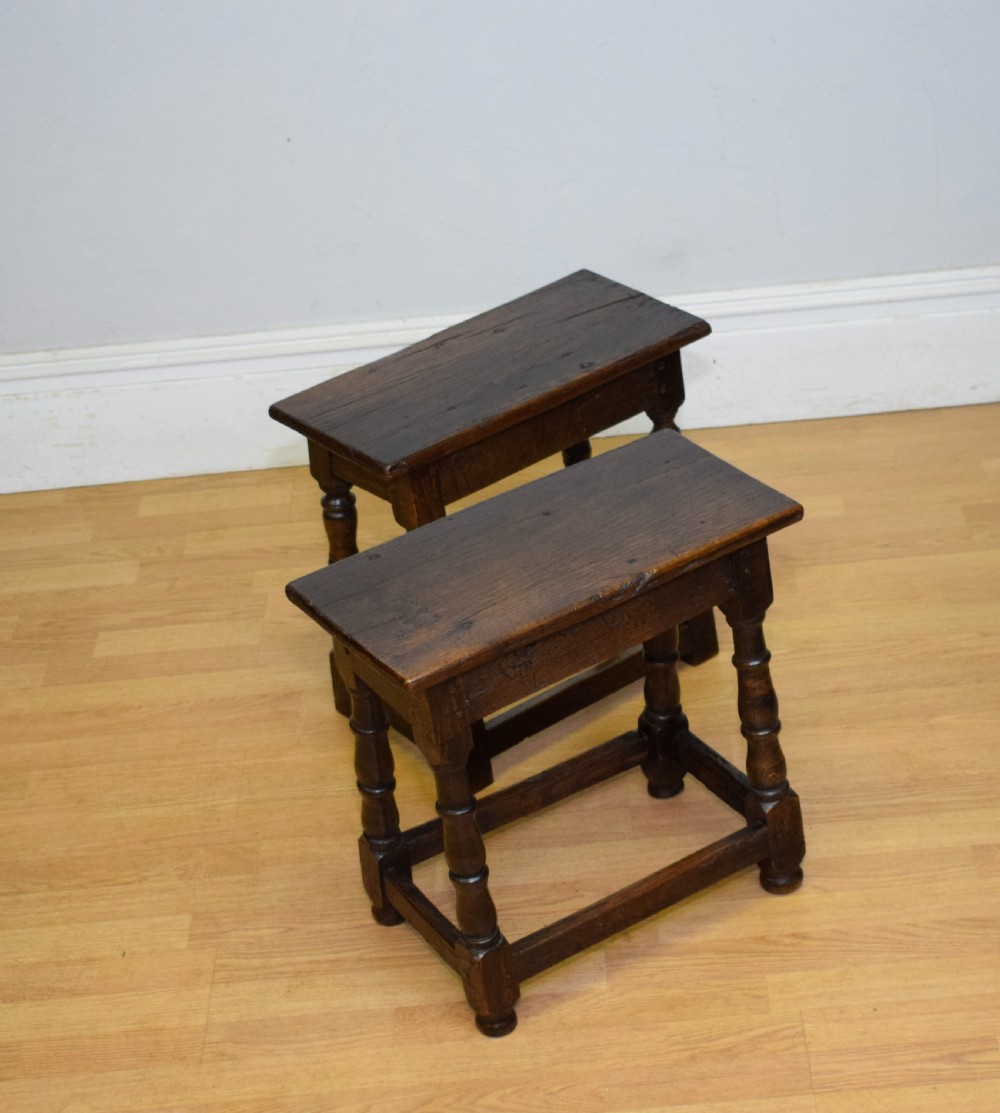 Georgian Period Oak Joint Stools View XII