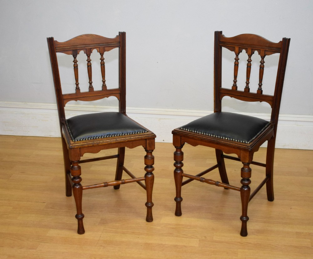 Pair of Arts & Crafts side Chairs View III