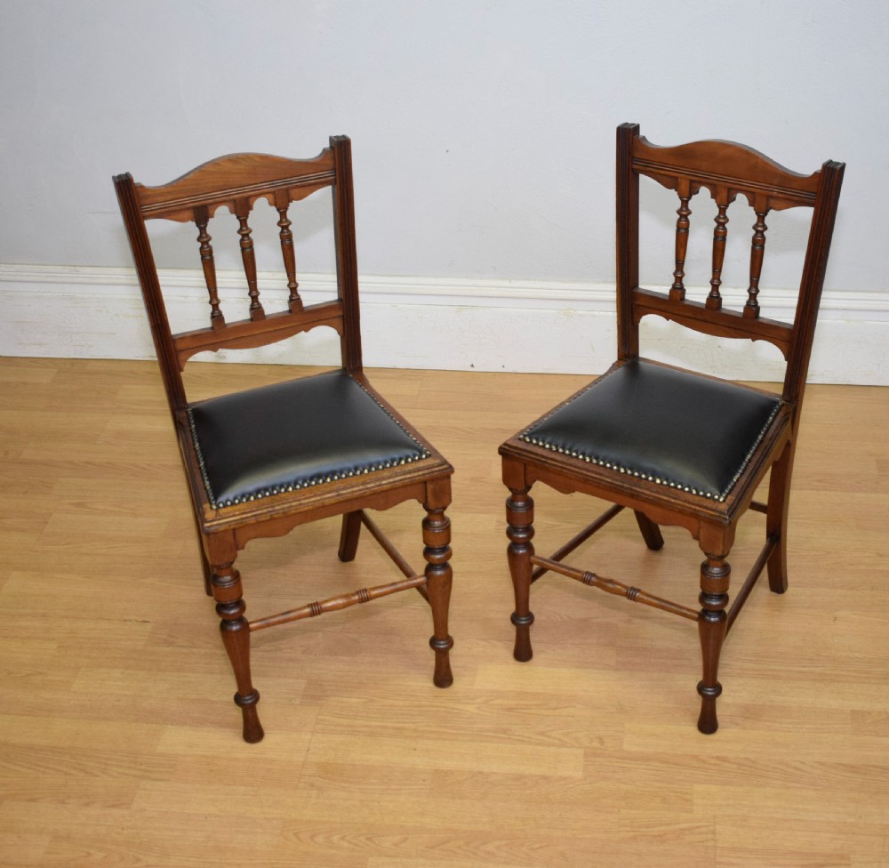 Pair of Arts & Crafts side Chairs View IV