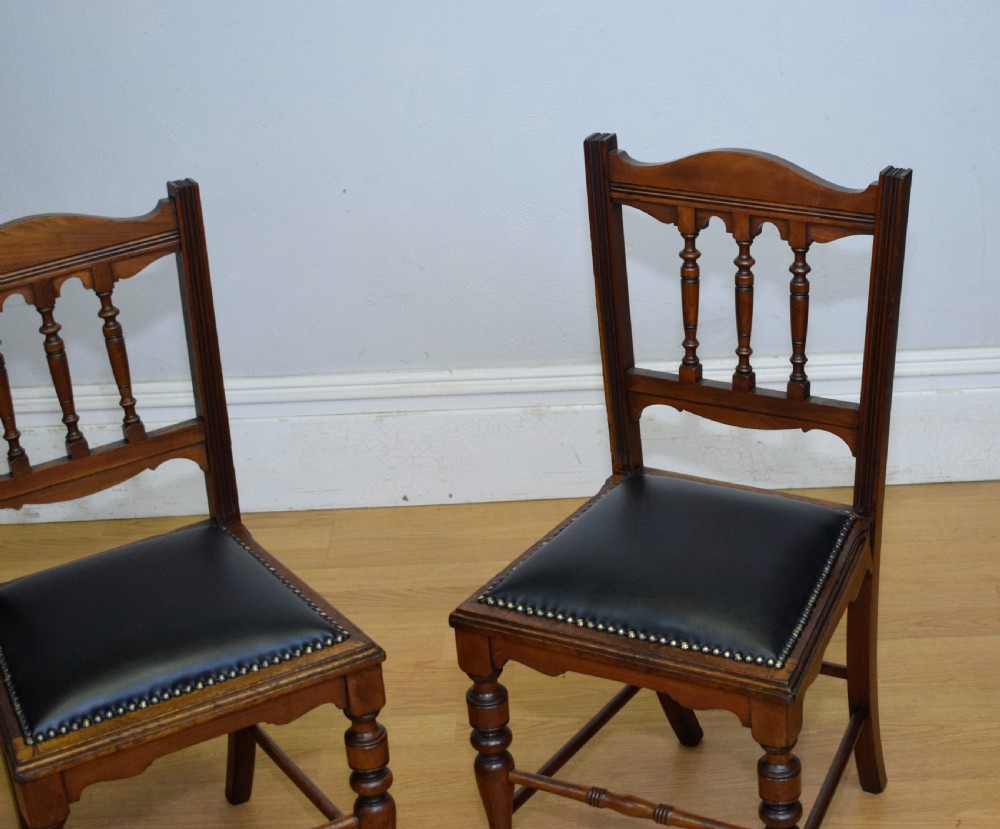 Pair of Arts & Crafts side Chairs View VII