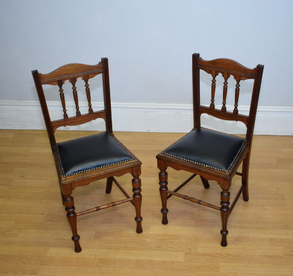 Pair of Arts & Crafts side Chairs View VIII