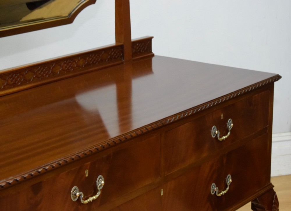 Dressing Table in Mahogany Early 20th Century  View XIV