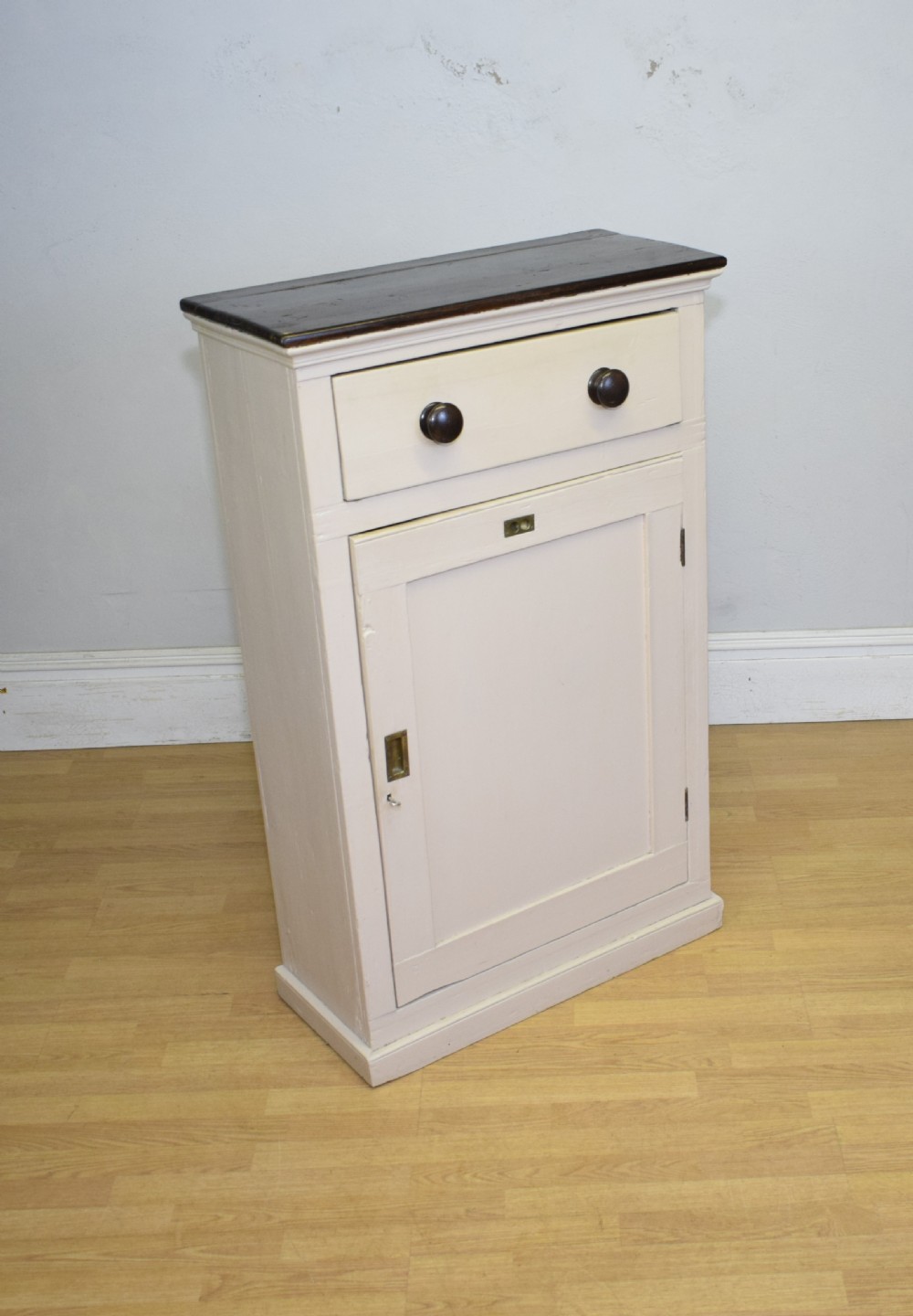 Victorian Pine Painted Cupboard View II