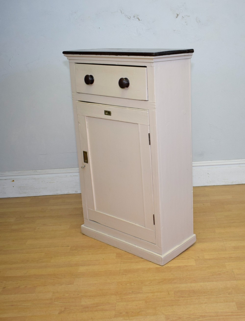 Victorian Pine Painted Cupboard View V
