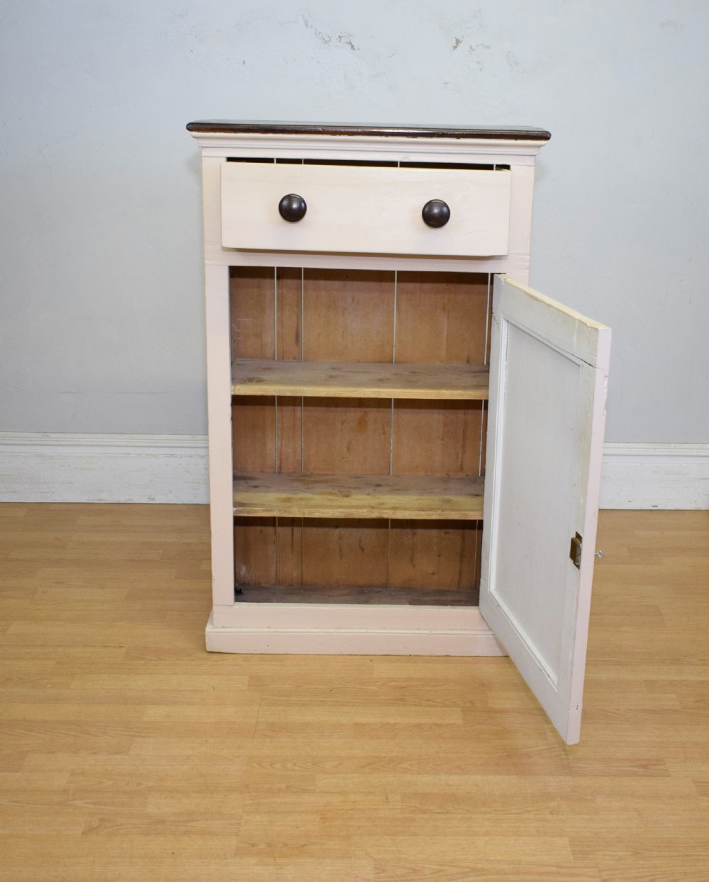 Victorian Pine Painted Cupboard View IX