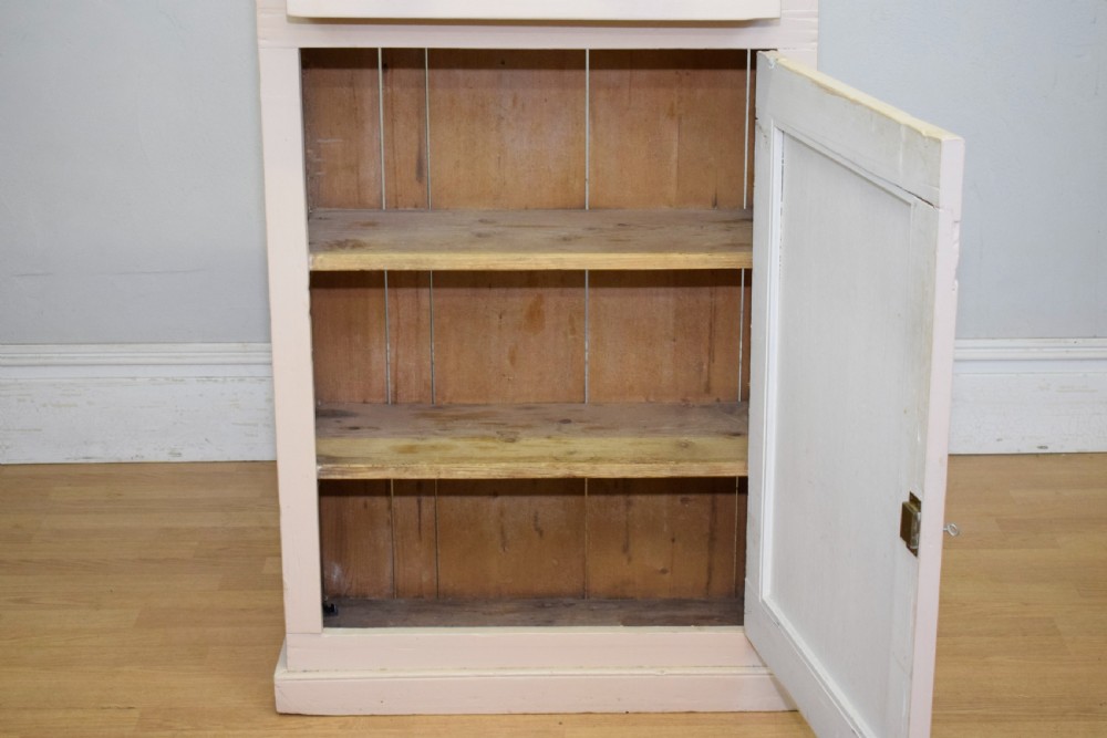 Victorian Pine Painted Cupboard View X
