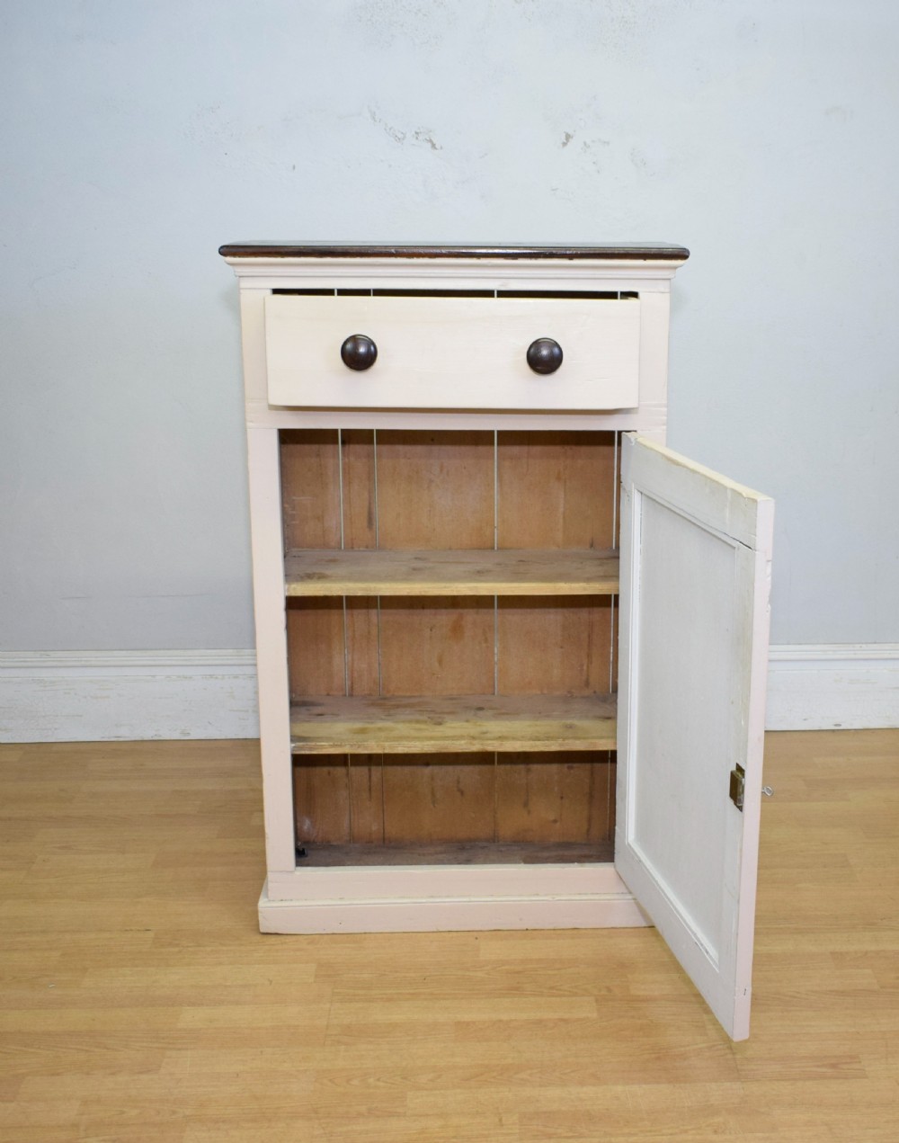 Victorian Pine Painted Cupboard View XII