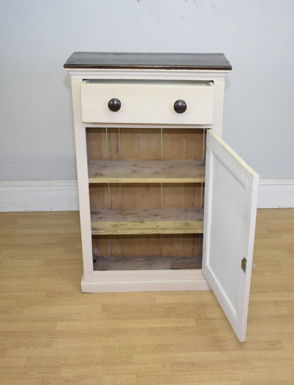 Victorian Pine Painted Cupboard View XIII