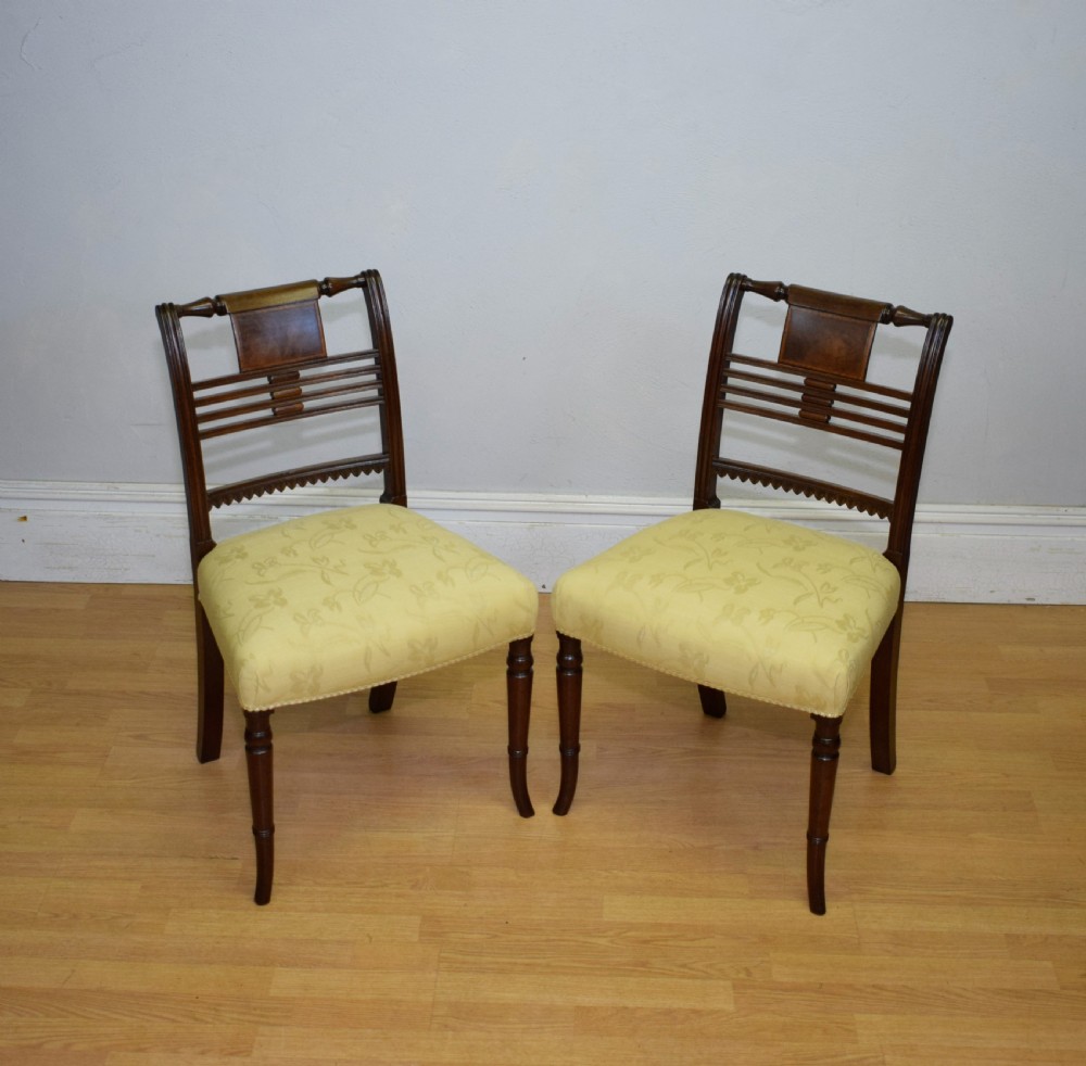 Pair of Regency Chairs View V