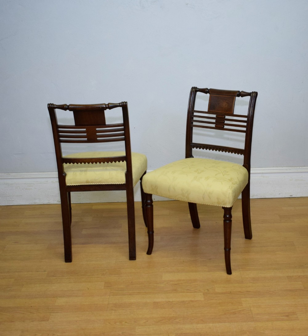 Pair of Regency Chairs View XI