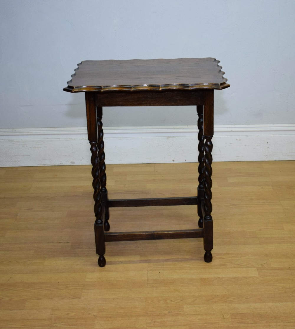 Early 20th Century Oak Occasional Table View II