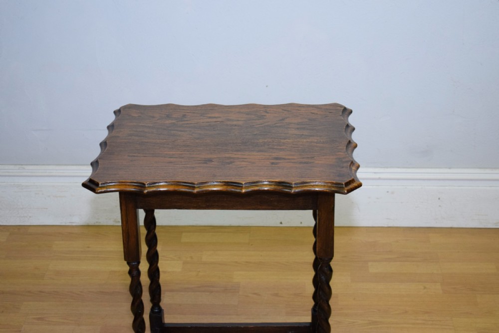 Early 20th Century Oak Occasional Table View III