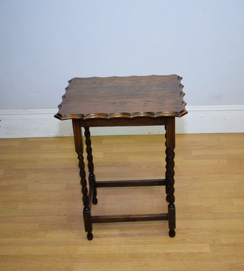 Early 20th Century Oak Occasional Table View IV
