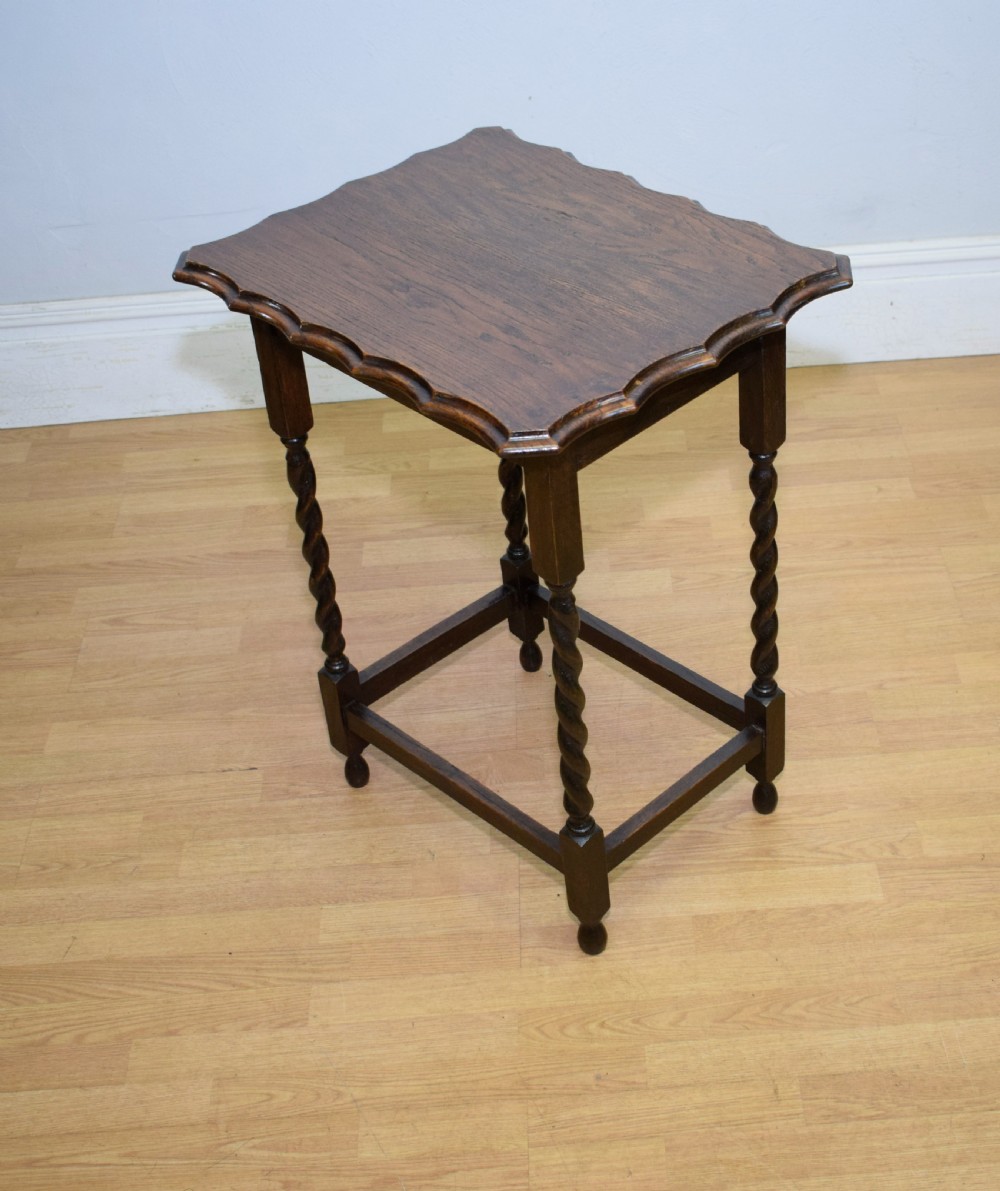 Early 20th Century Oak Occasional Table View VII