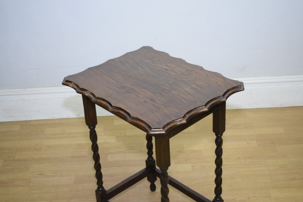 Early 20th Century Oak Occasional Table View XI