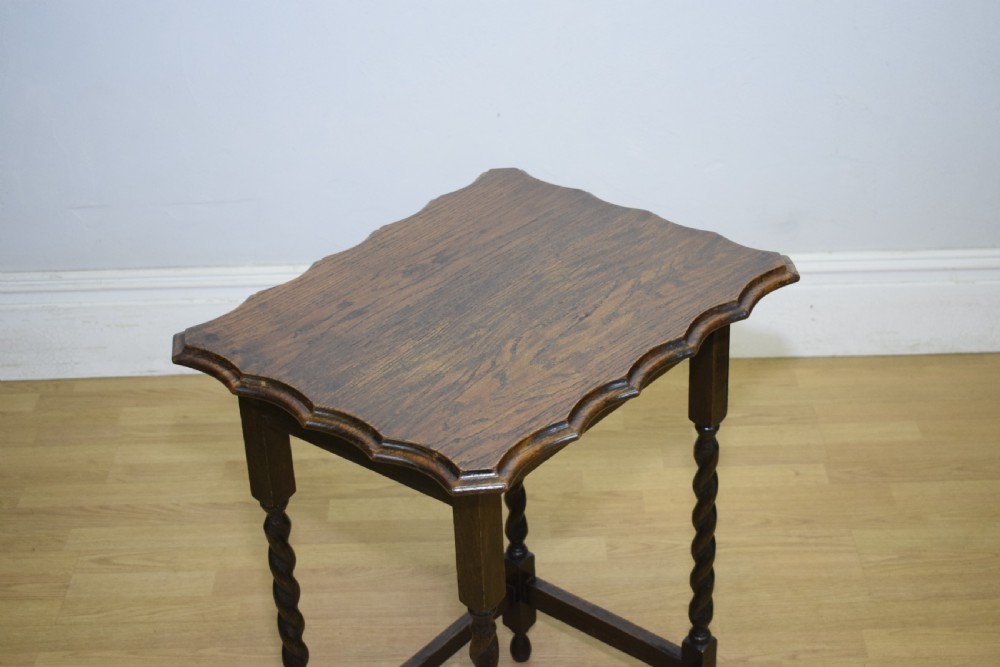 Early 20th Century Oak Occasional Table View XIV