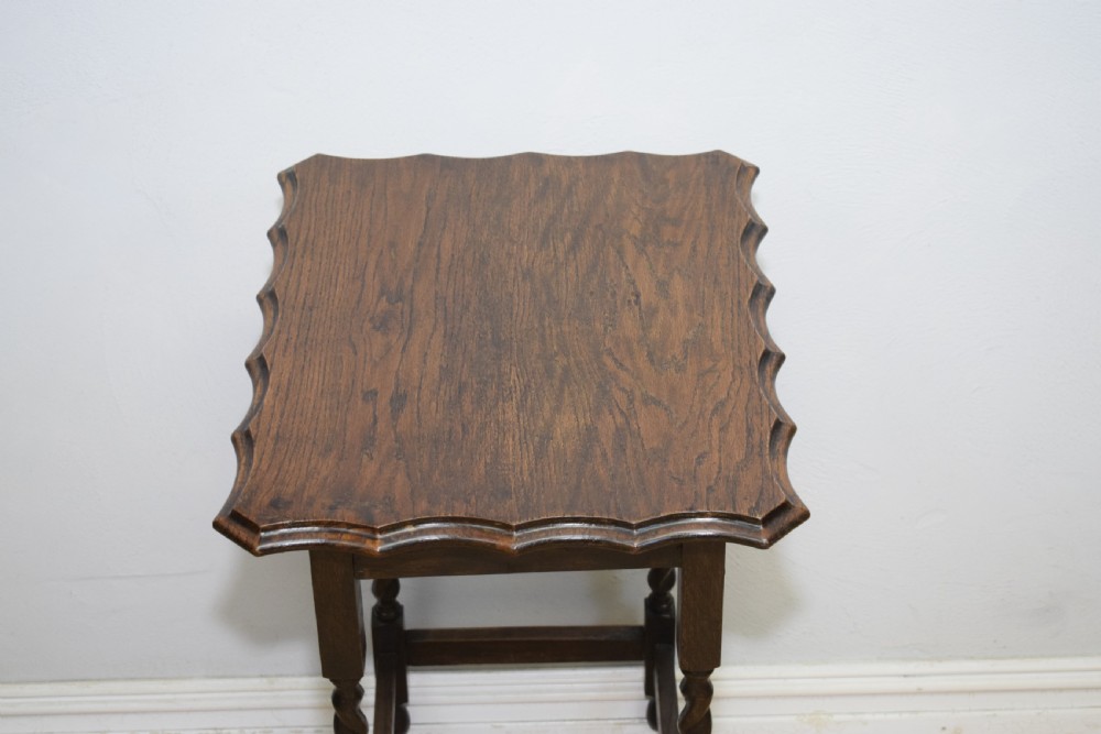 Early 20th Century Oak Occasional Table View XVII