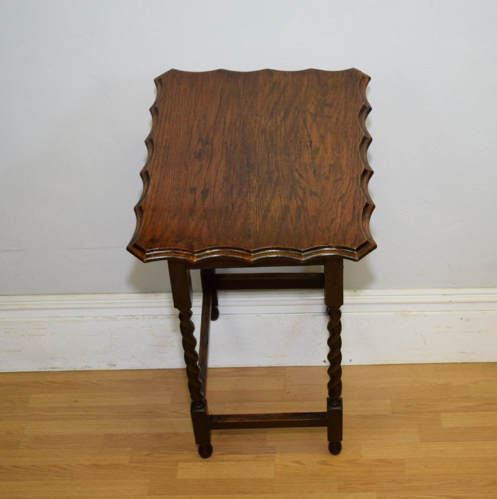 Early 20th Century Oak Occasional Table View XVIII