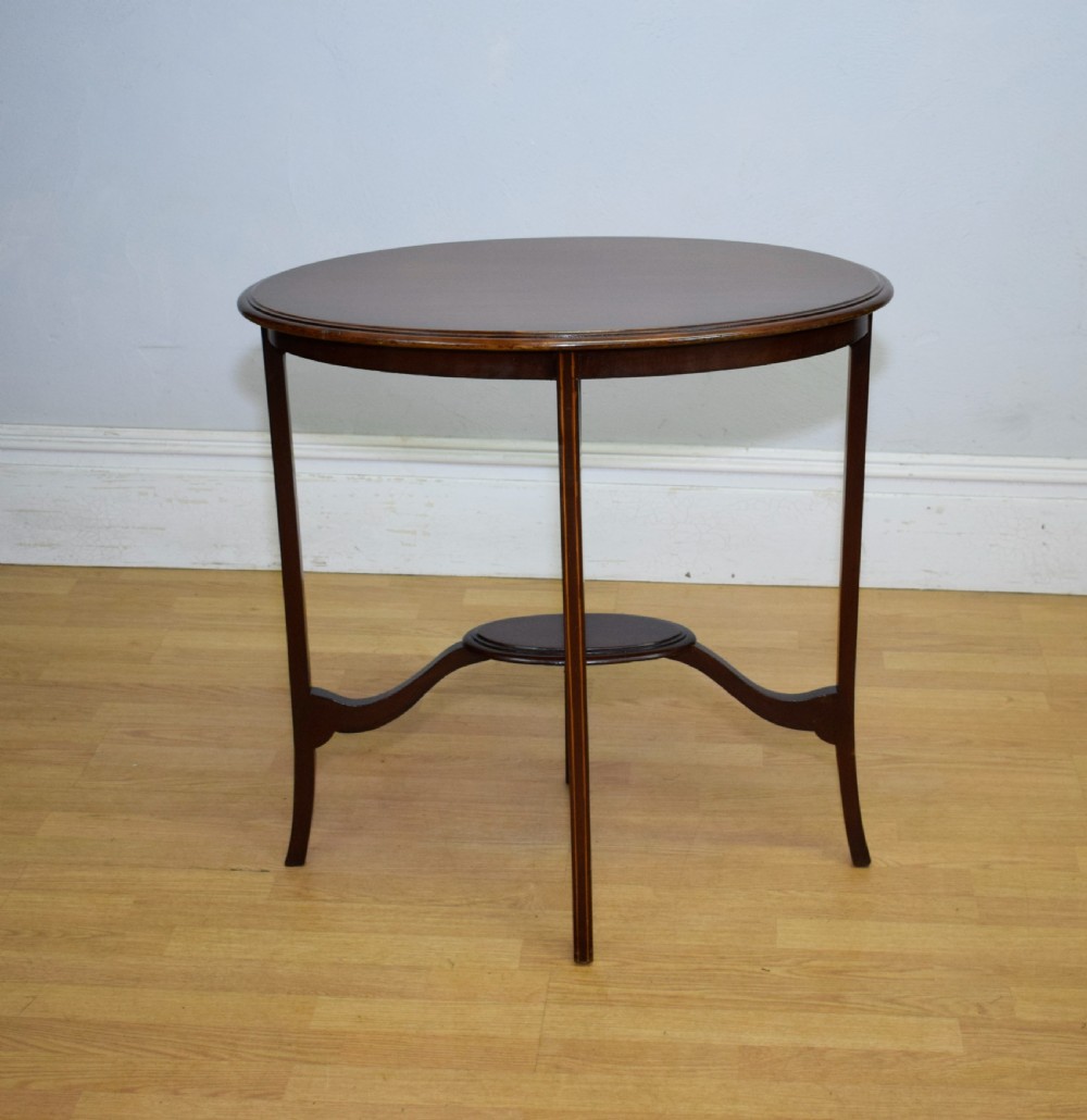 Edwardian Mahogany Occasional Table View IV