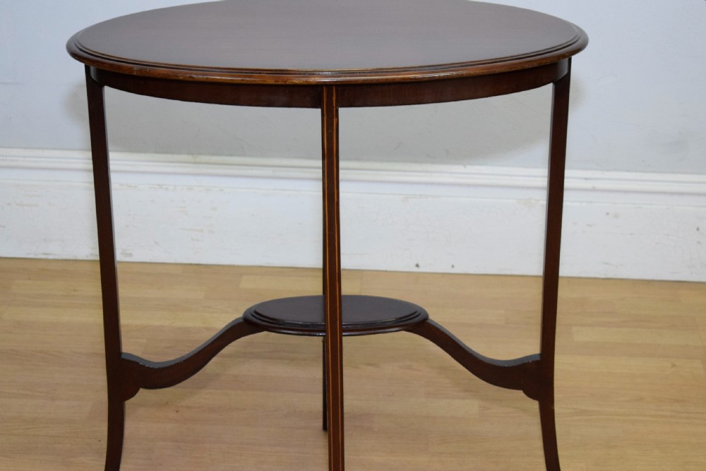 Edwardian Mahogany Occasional Table View V