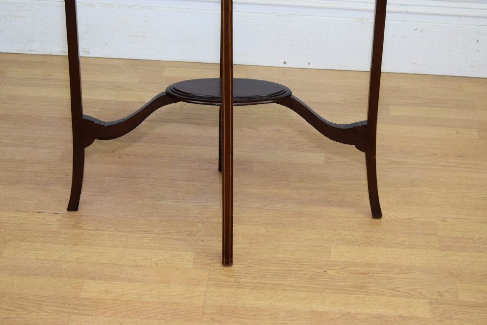 Edwardian Mahogany Occasional Table View VI