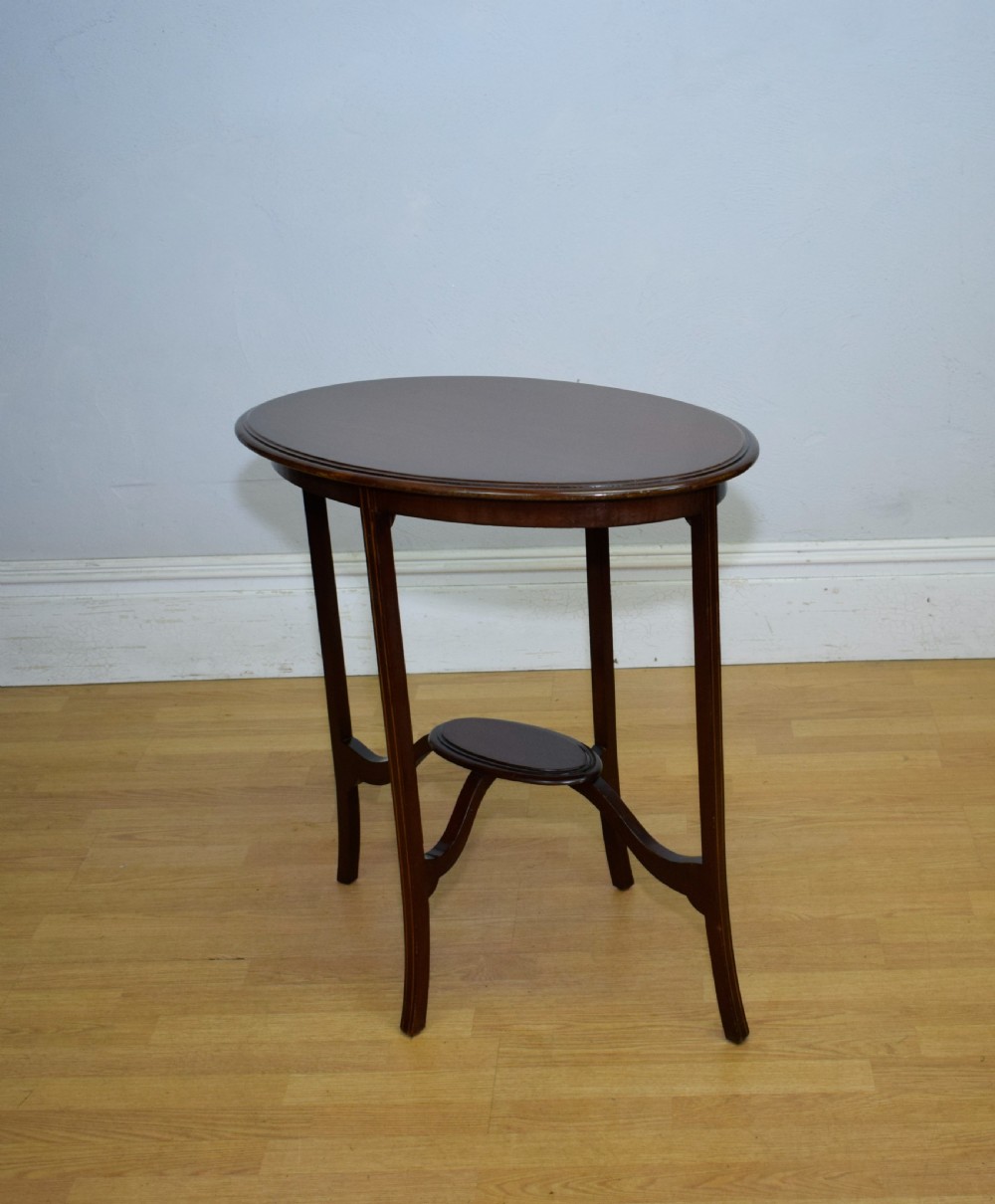 Edwardian Mahogany Occasional Table View VIII
