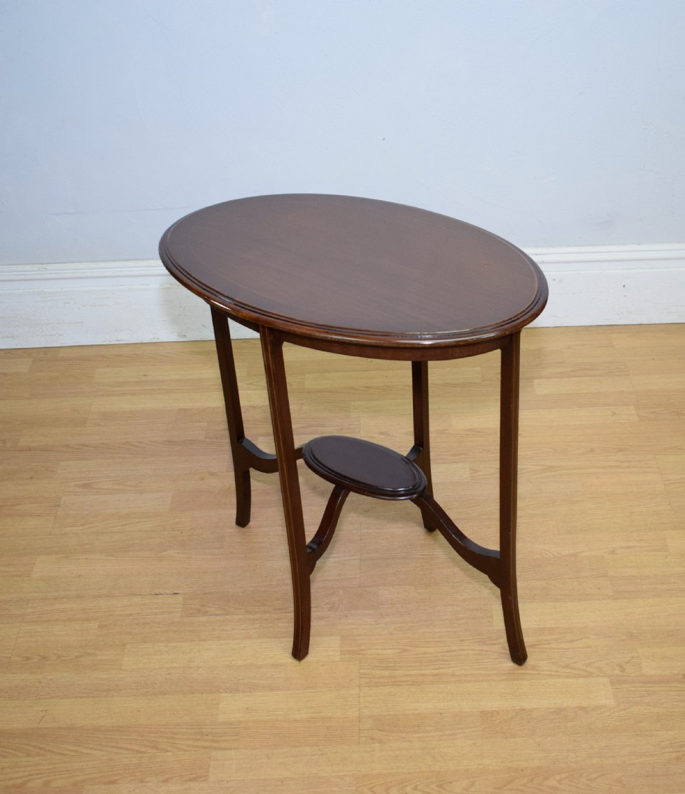 Edwardian Mahogany Occasional Table View X