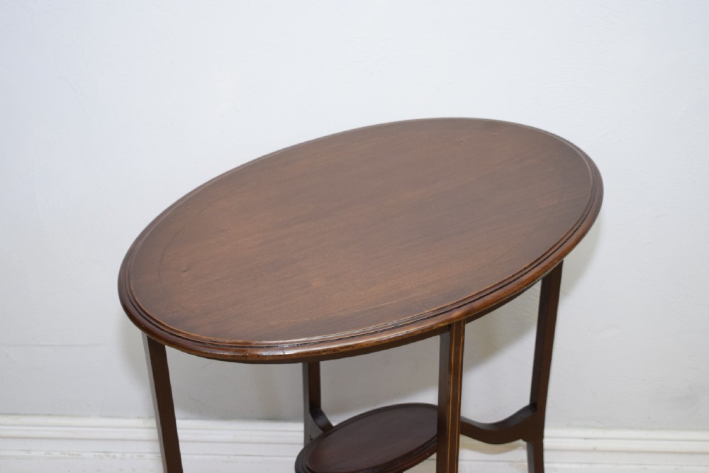 Edwardian Mahogany Occasional Table View XII