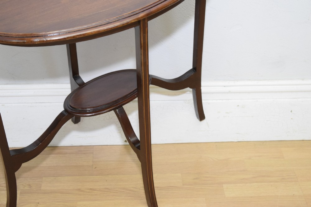 Edwardian Mahogany Occasional Table View XIII