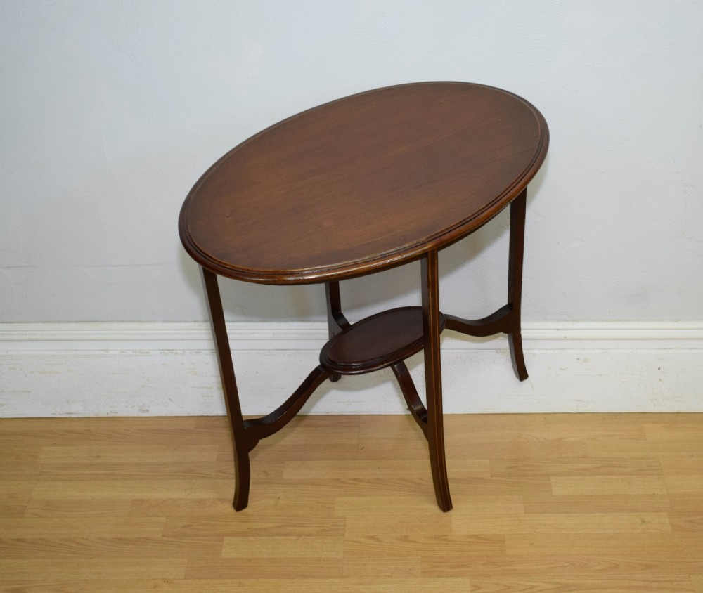 Edwardian Mahogany Occasional Table View XIV