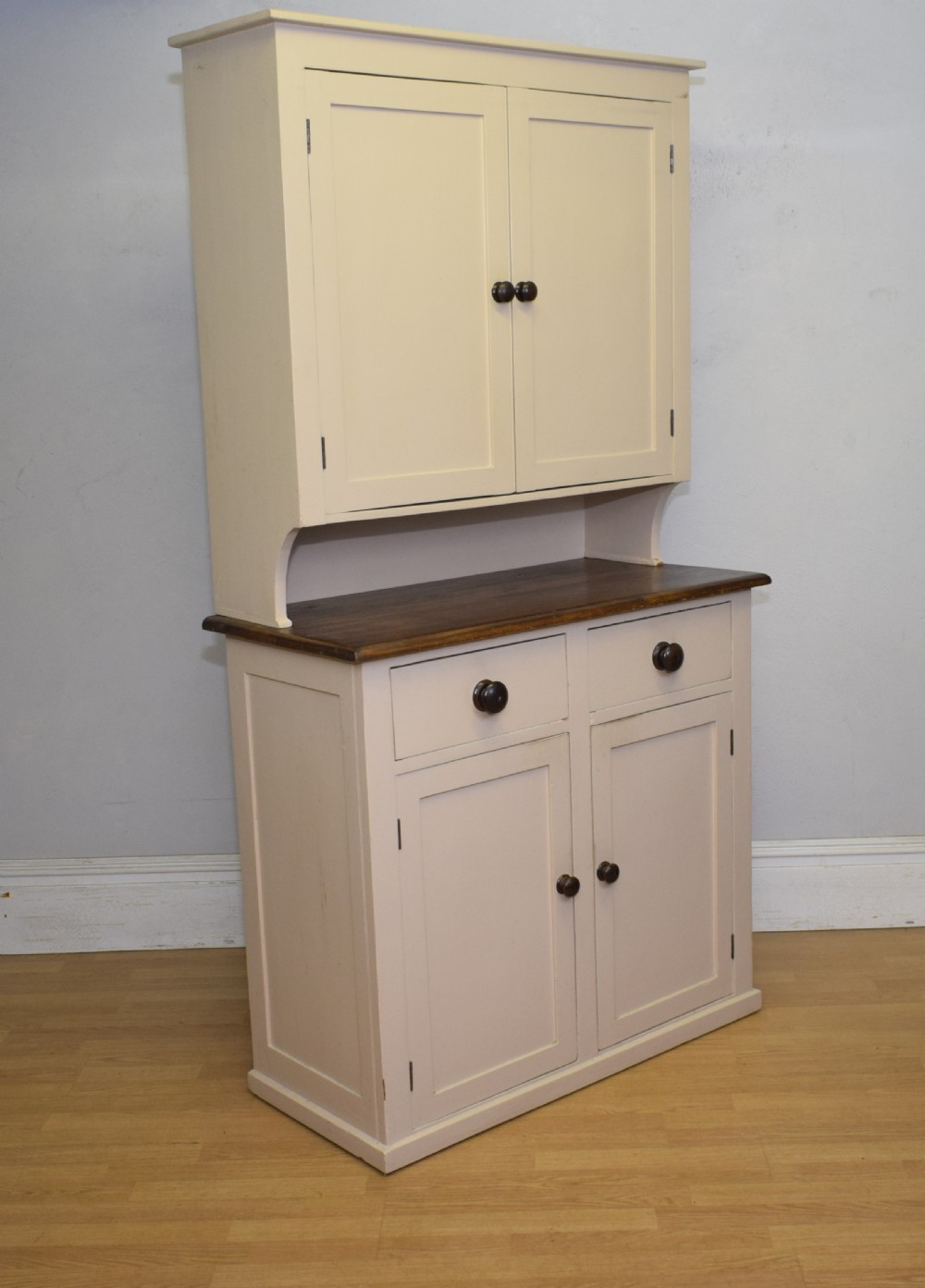 Early 20th Century Painted Pine Cupboard View X