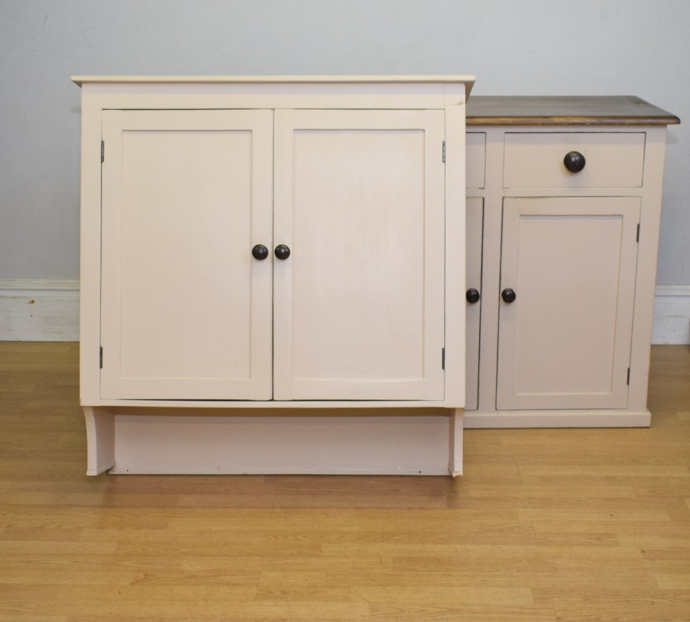 Early 20th Century Painted Pine Cupboard View XIV