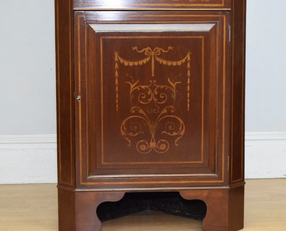 Corner Cabinet Edwardian Inlaid View IV