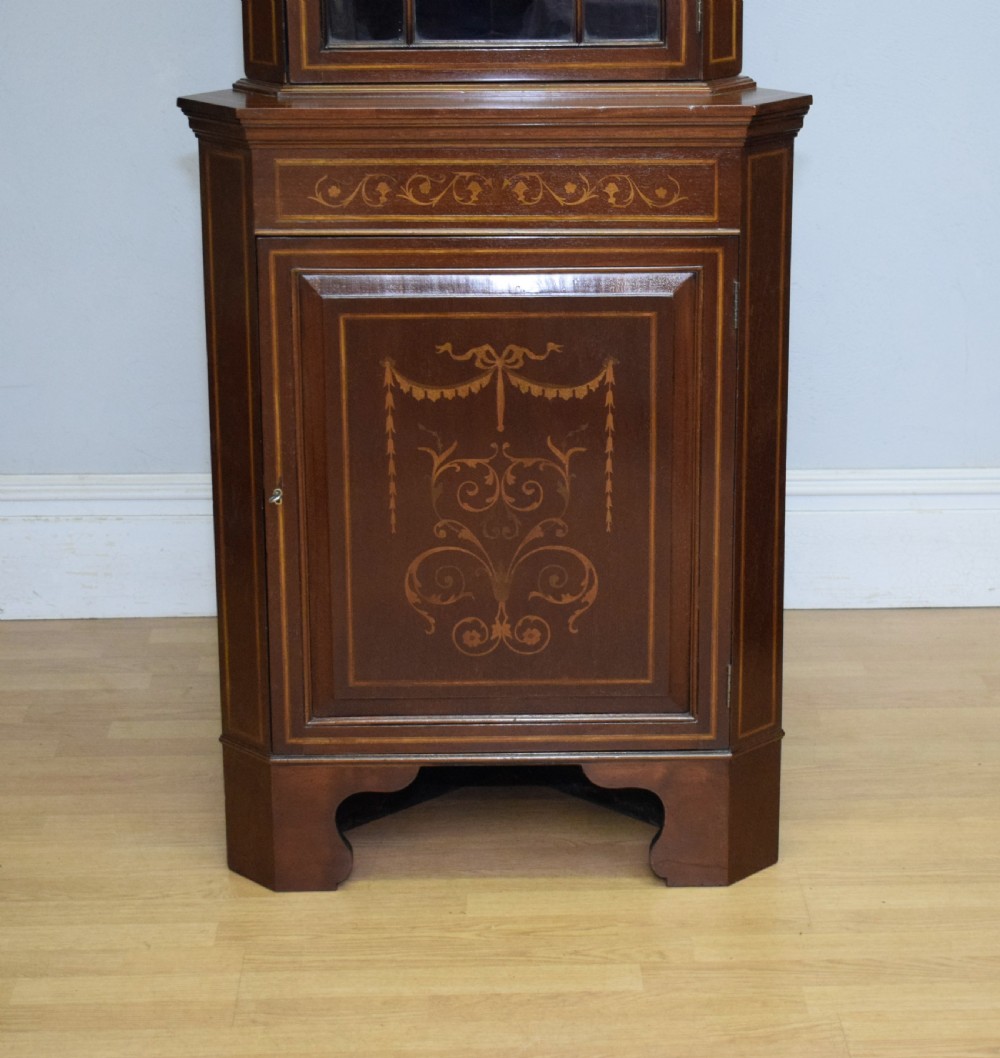 Corner Cabinet Edwardian Inlaid View XVII