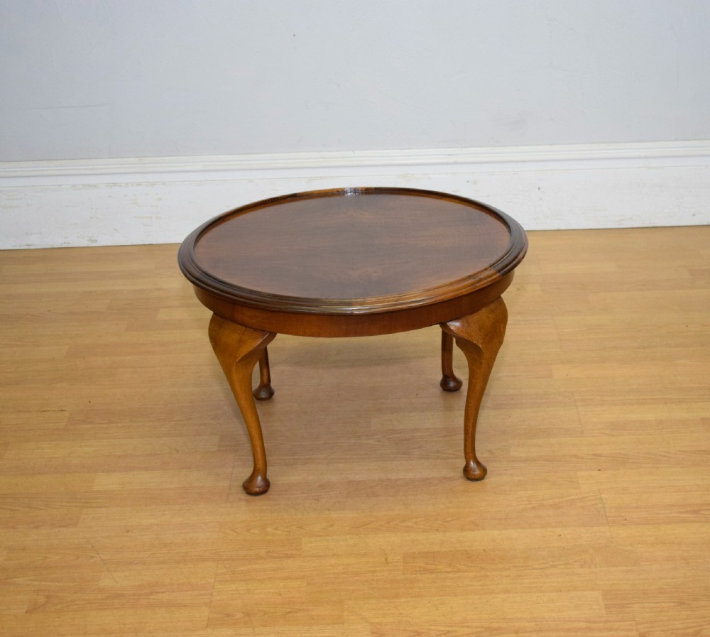 Early 20th Century Walnut Coffee Table View III